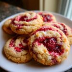 Raspberry Swirl Cookies