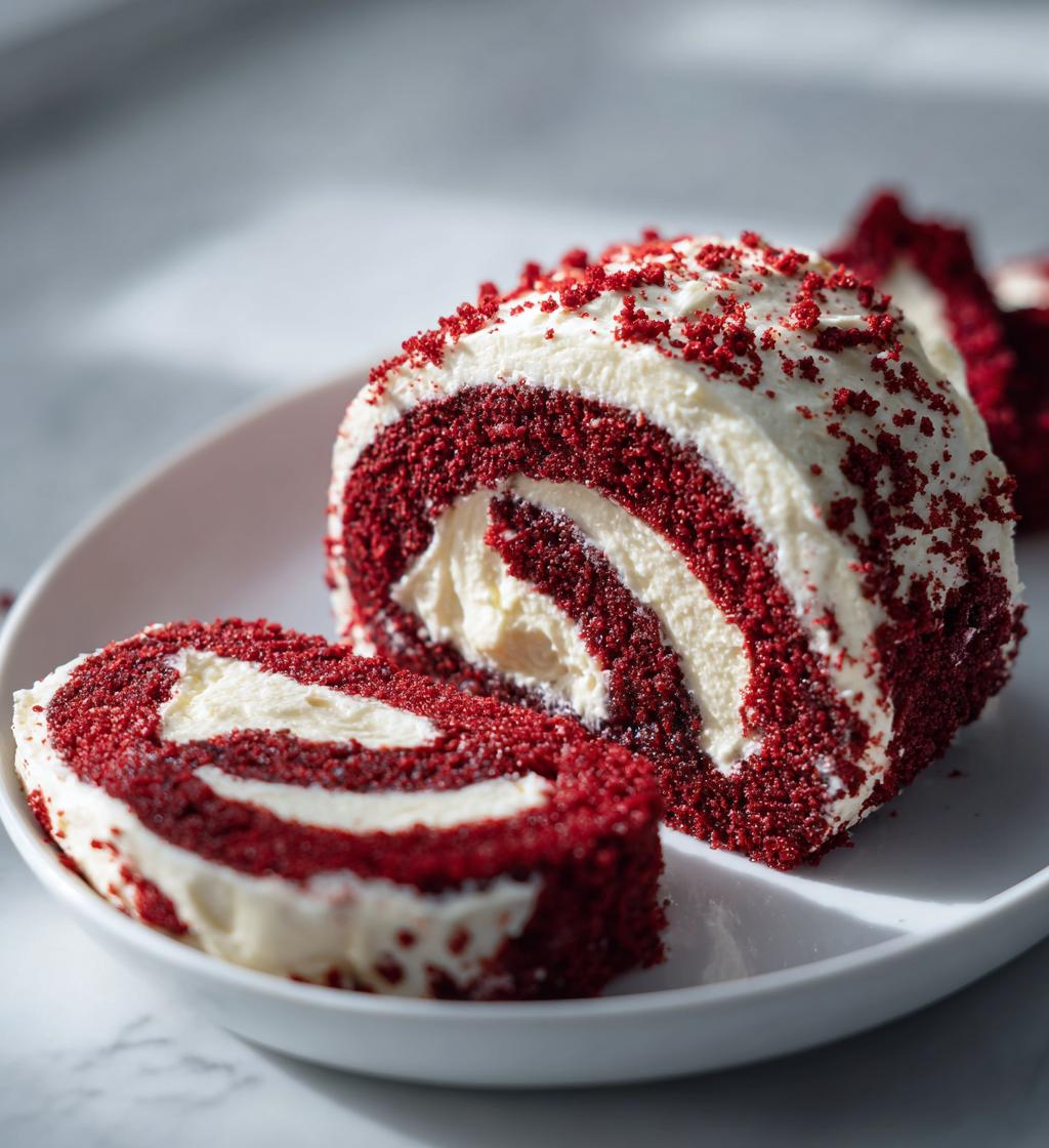 Red Velvet Cake Roll - detail 1