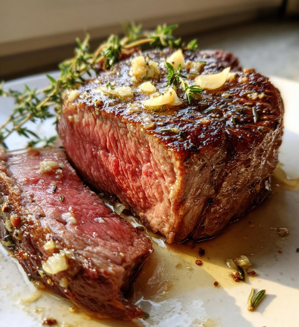 Reverse Seared Ribeye Steak