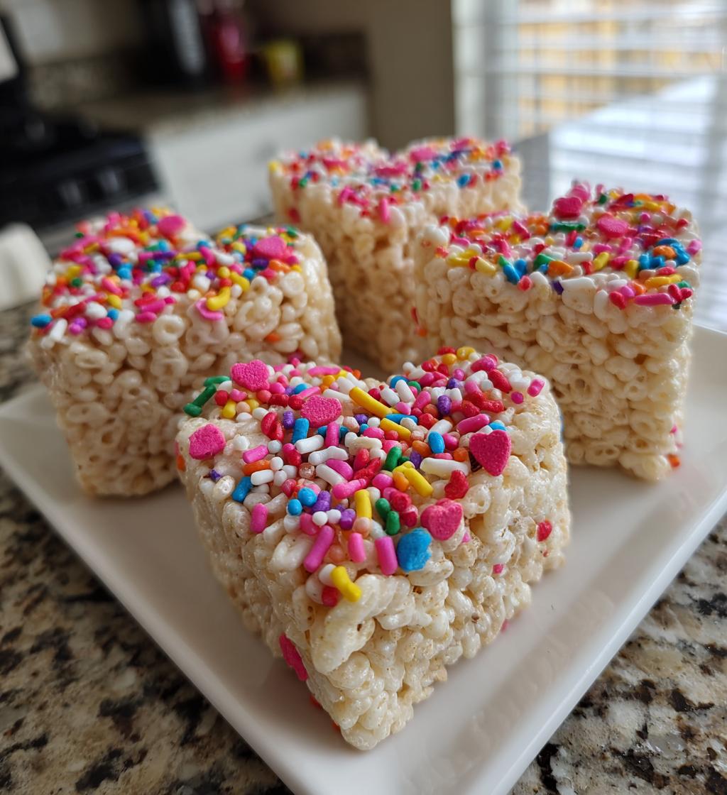 Rice Krispie Hearts