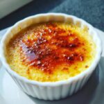 Rice Pudding Brûlée (Torched sugar top)