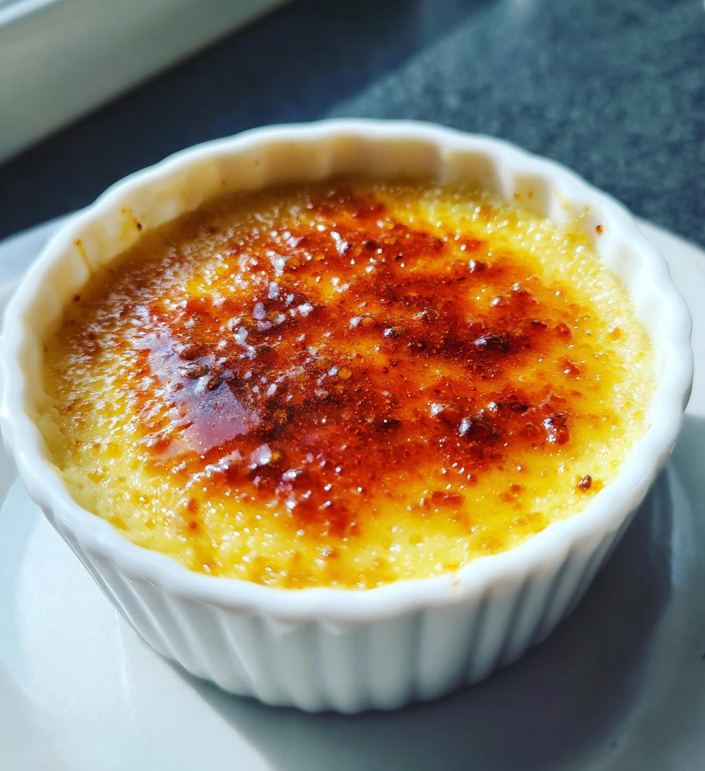 Rice Pudding Brûlée (Torched sugar top)