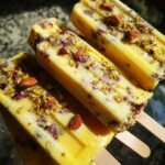 Saffron Chocolate Kulfi Pops