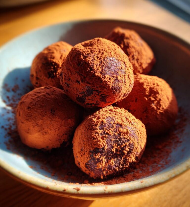 Saffron Chocolate Truffles