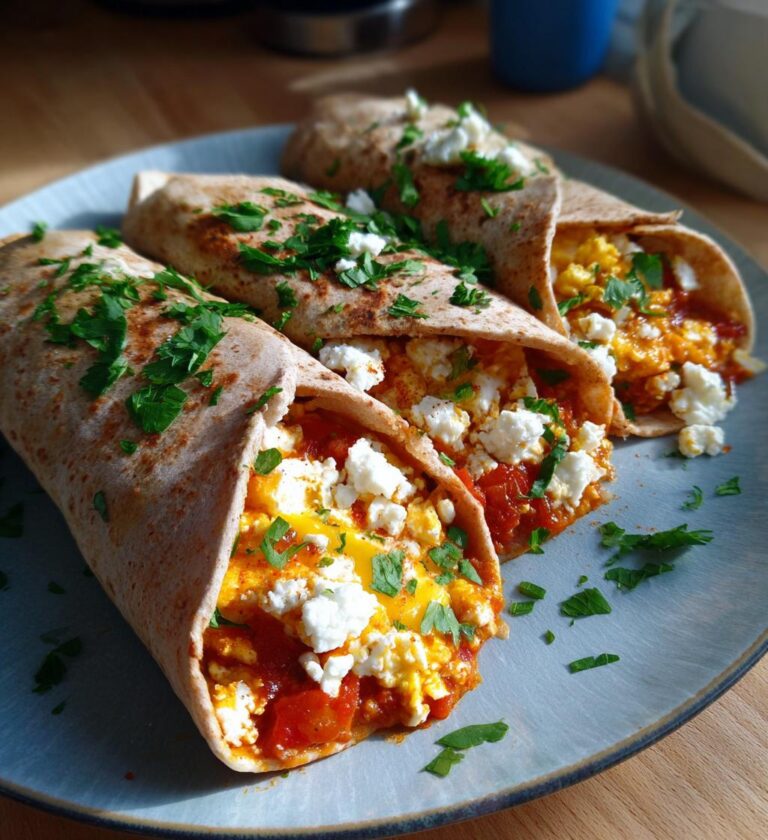 Shakshuka Wraps with Feta