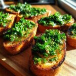 Smoked Bone Marrow on Toast (With parsley salad)
