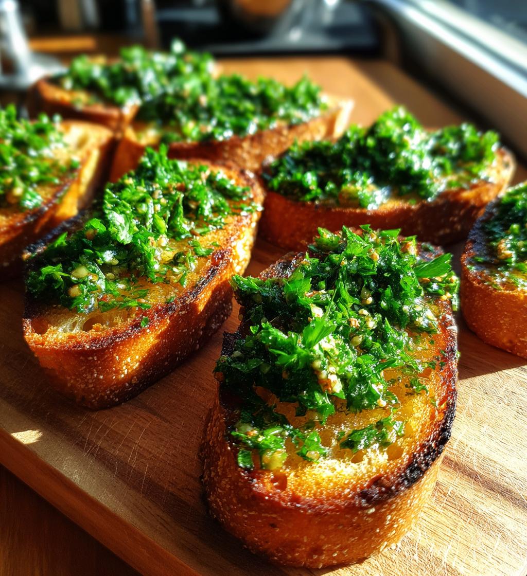 Smoked Bone Marrow on Toast (With parsley salad)