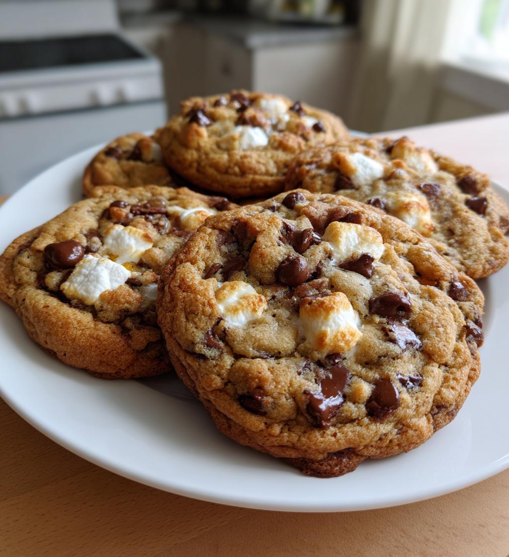 S'mores Chocolate Chip Cookies