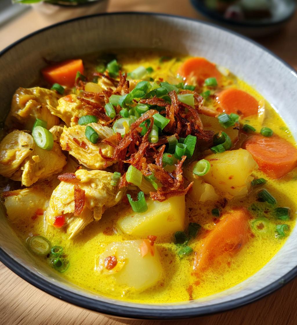 Soto Ayam (Indonesian Turmeric Chicken Soup) - detail 1