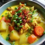Soto Ayam (Indonesian Turmeric Chicken Soup)