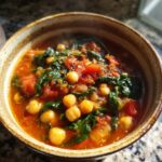 Spiced Chickpea and Spinach Stew
