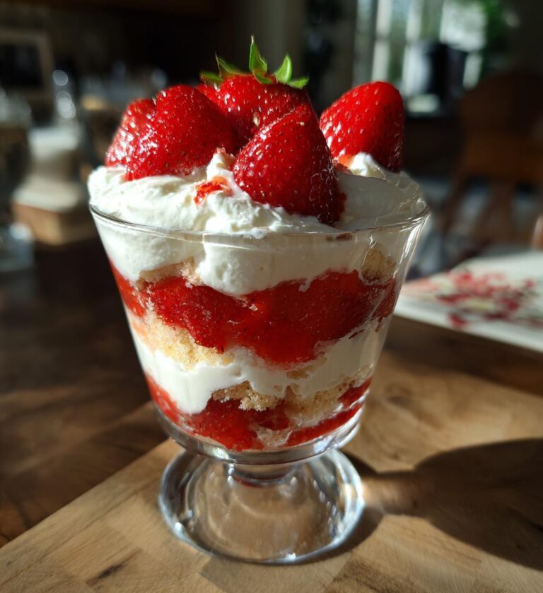 Strawberry Mousse Parfaits
