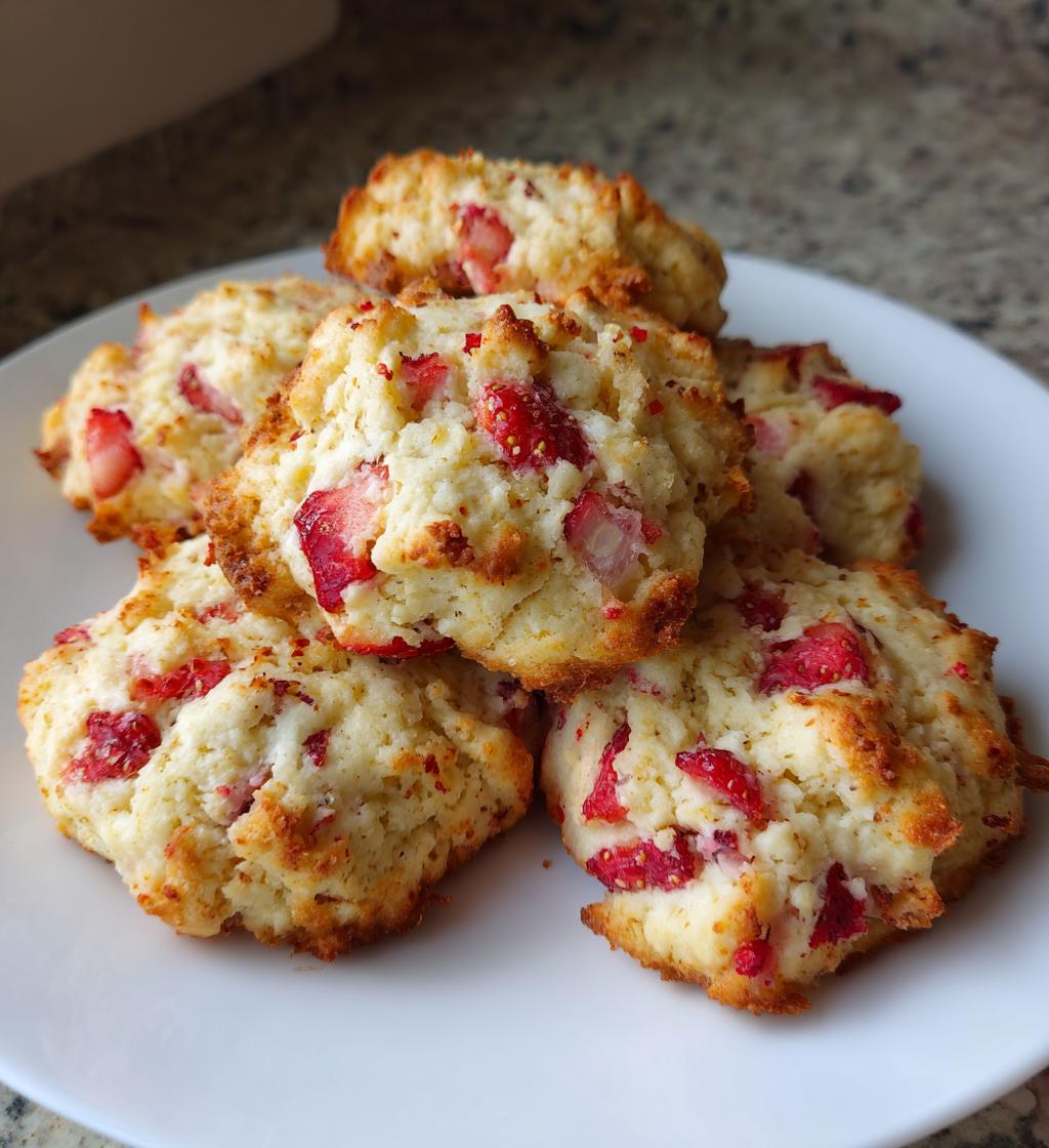 Strawberry Shortbread Cookies - detail 1