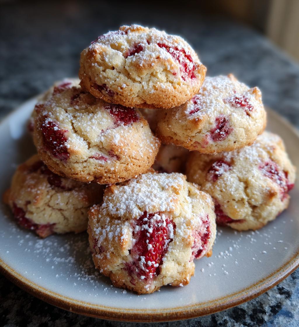 Strawberry Shortcake Cookies
