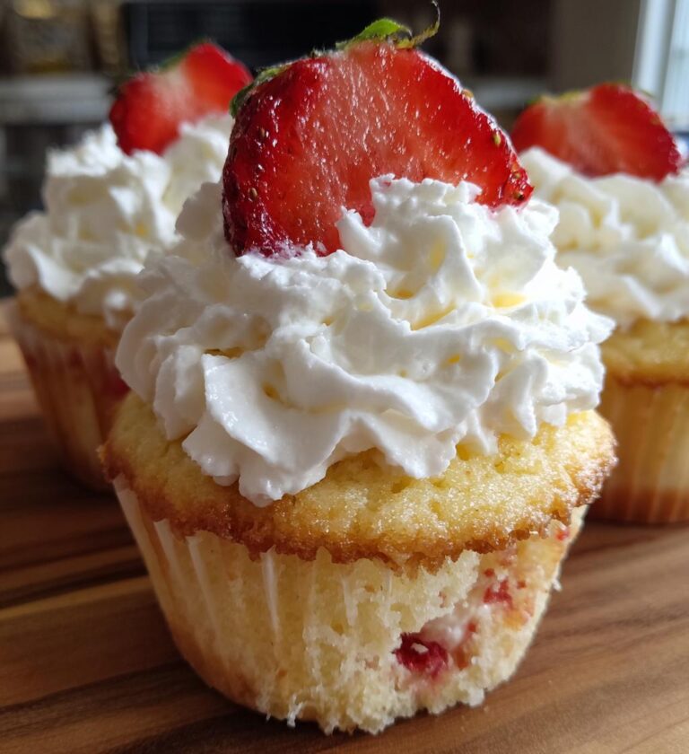 Strawberry Shortcake Cupcakes