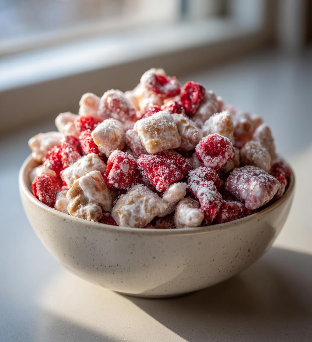 Strawberry Shortcake Puppy Chow