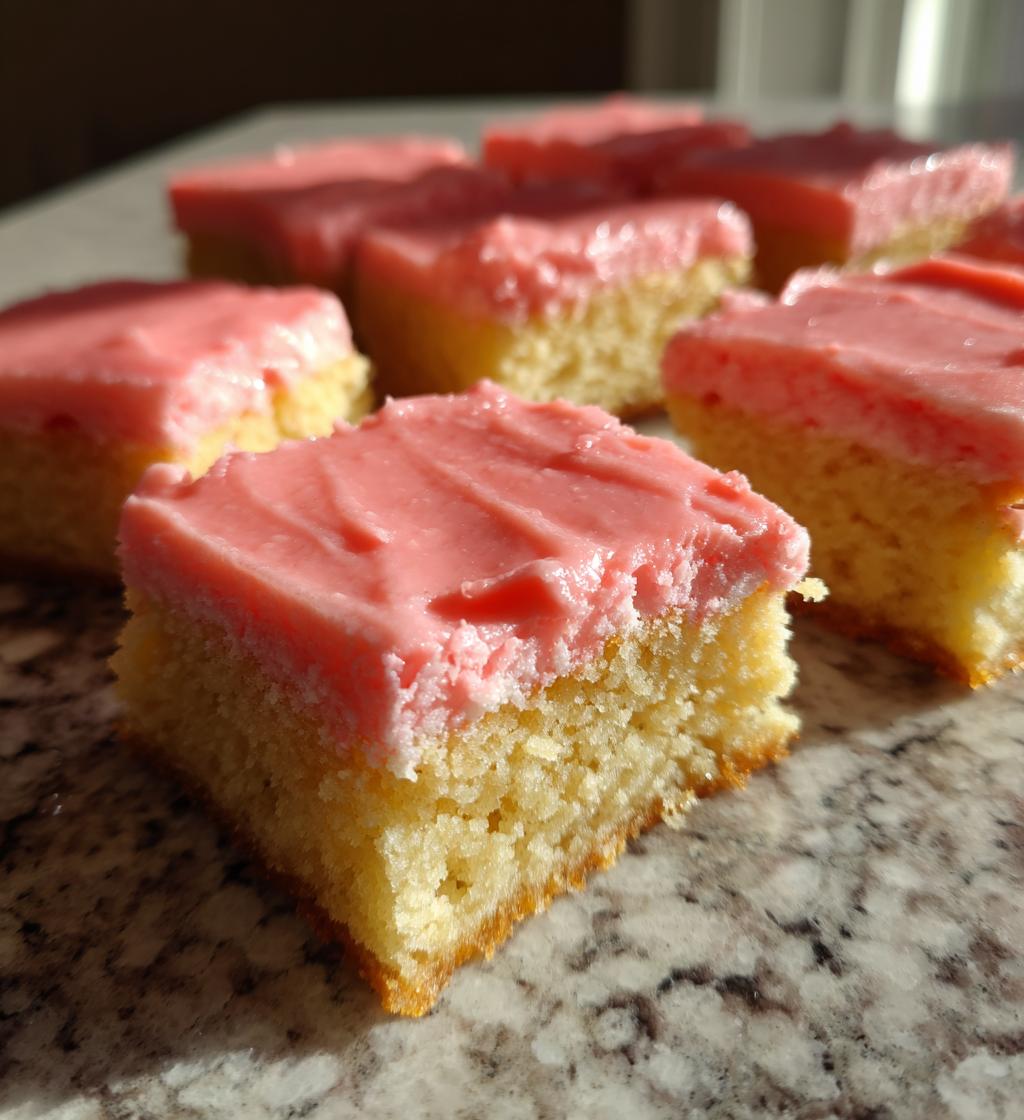Sugar Cookie Bars (Pinkie Bars) - detail 1