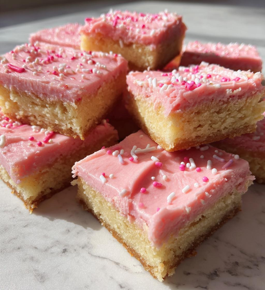 Sugar Cookie Bars (Pinkie Bars)
