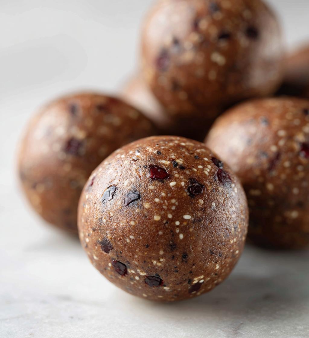 Tahini Chocolate Protein Balls - detail 1