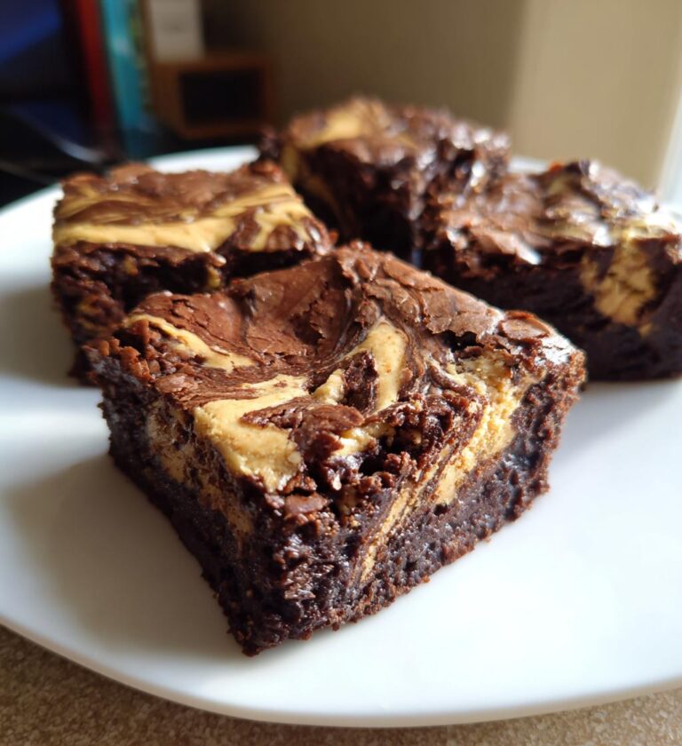 Tahini Chocolate Swirl Brownies