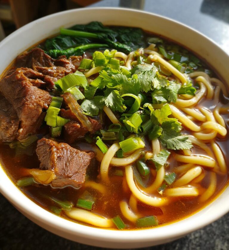 Taiwanese Beef Noodle Soup