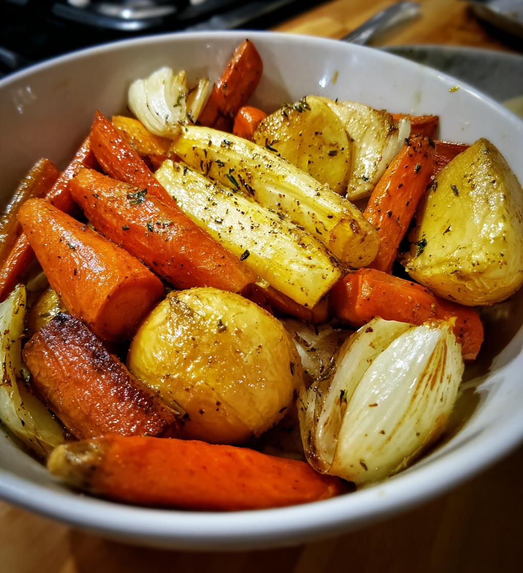 Tallow Roasted Root Vegetables - detail 1