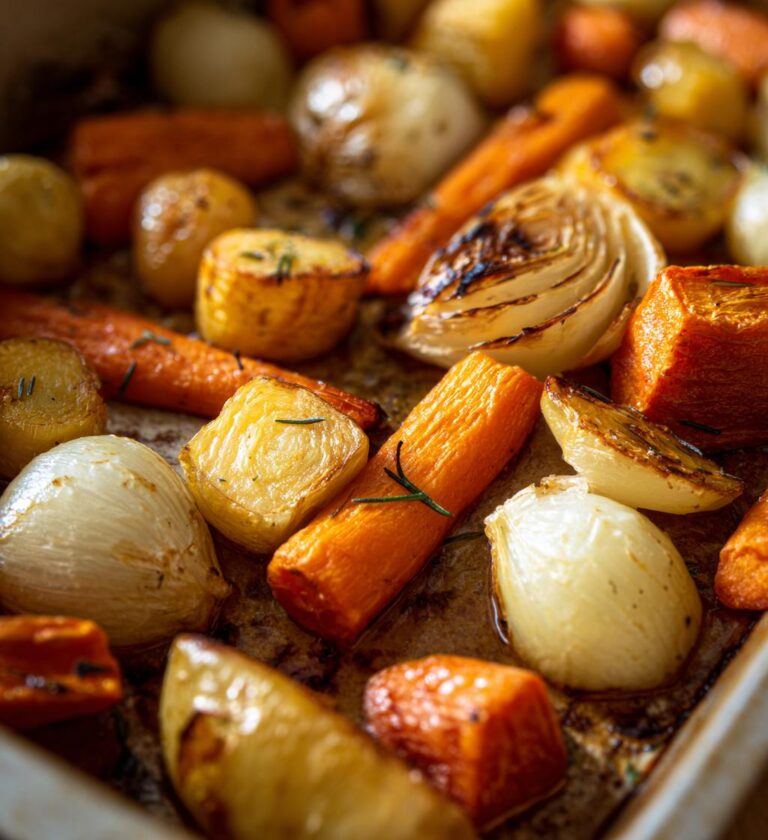 Tallow Roasted Root Vegetables