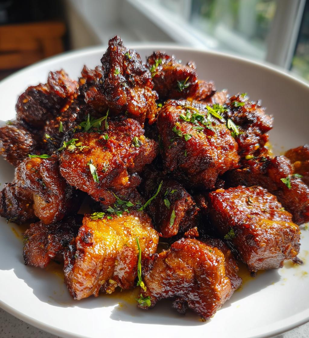 Tassot Cabrit (Haitian Fried Goat) - detail 1