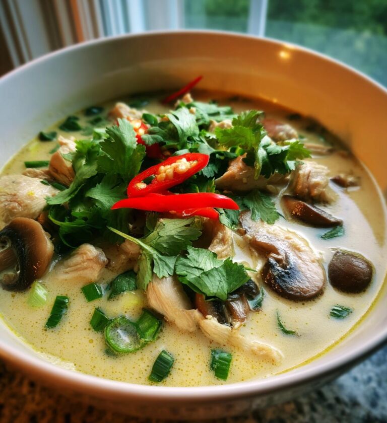 Tom Kha Gai (Thai Coconut Galangal Chicken)