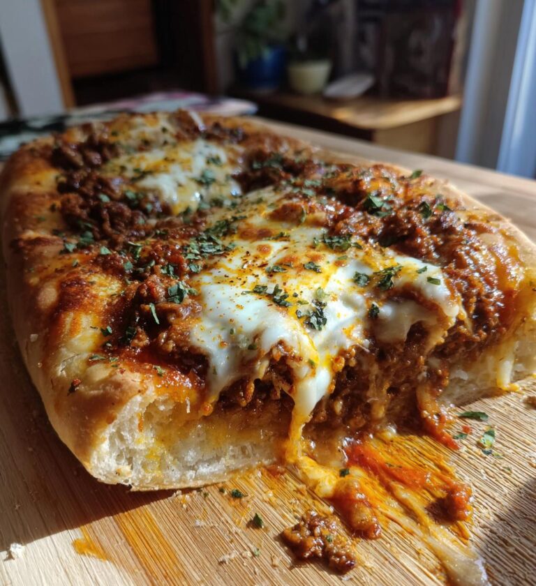 Turkish Pide with Spiced Lamb