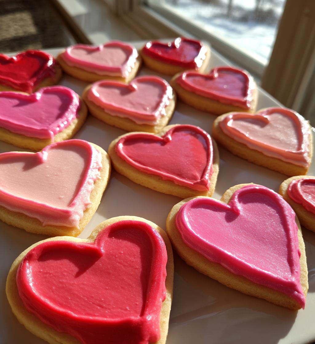 Valentine Heart Cookies