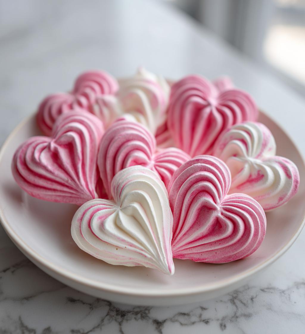 Valentine Meringue Cookies - detail 1