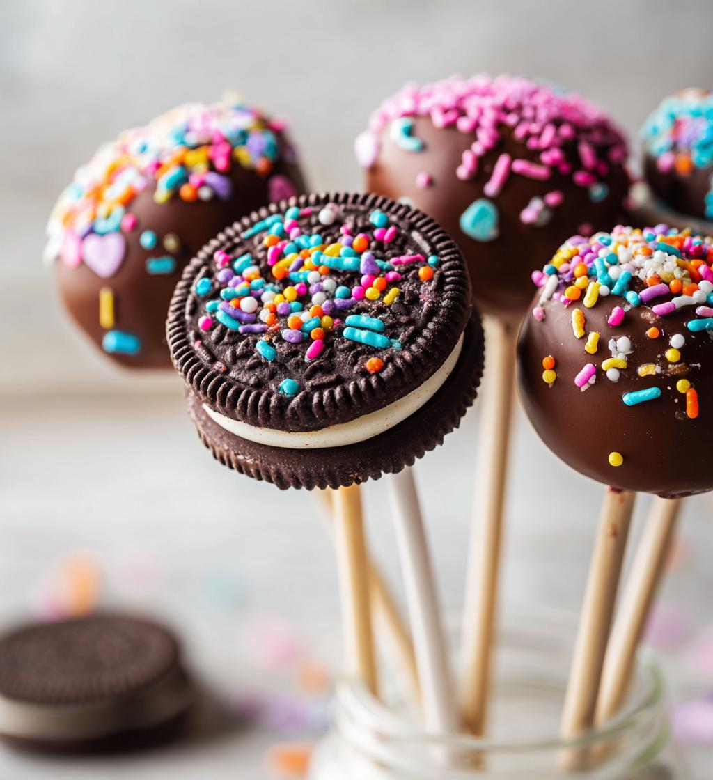 Valentine Oreo Pops - detail 1
