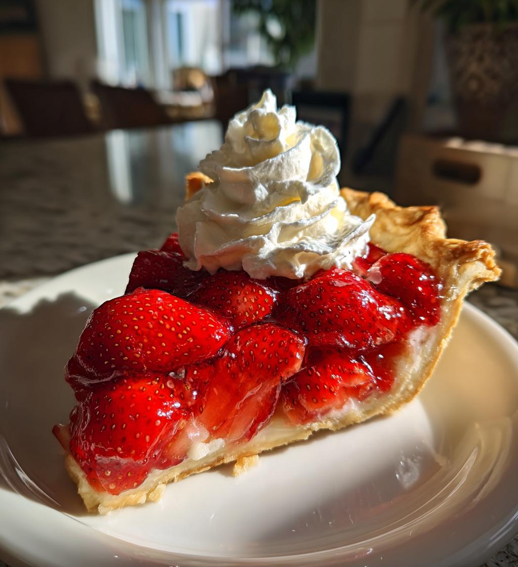 Valentine's Strawberry Pie - detail 1