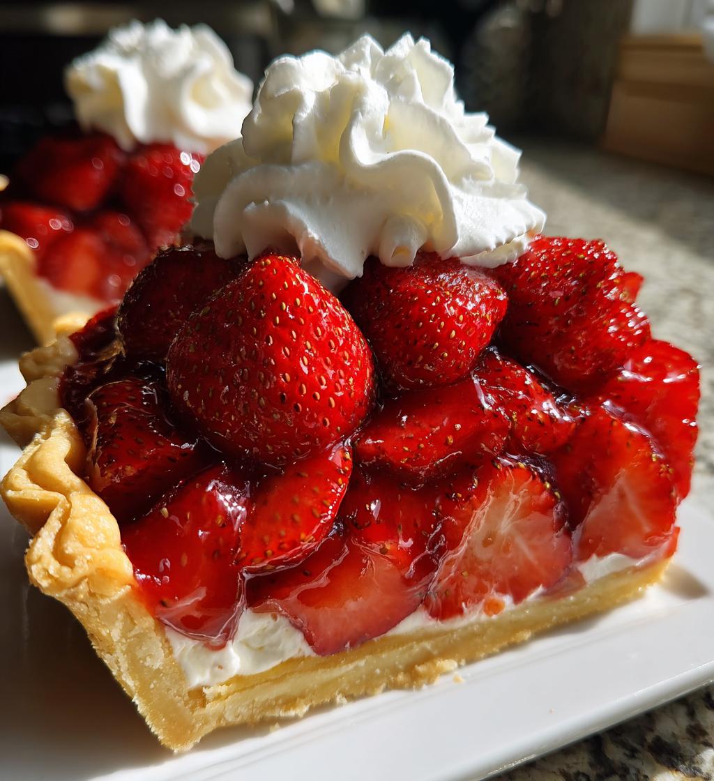 Valentine's Strawberry Pie