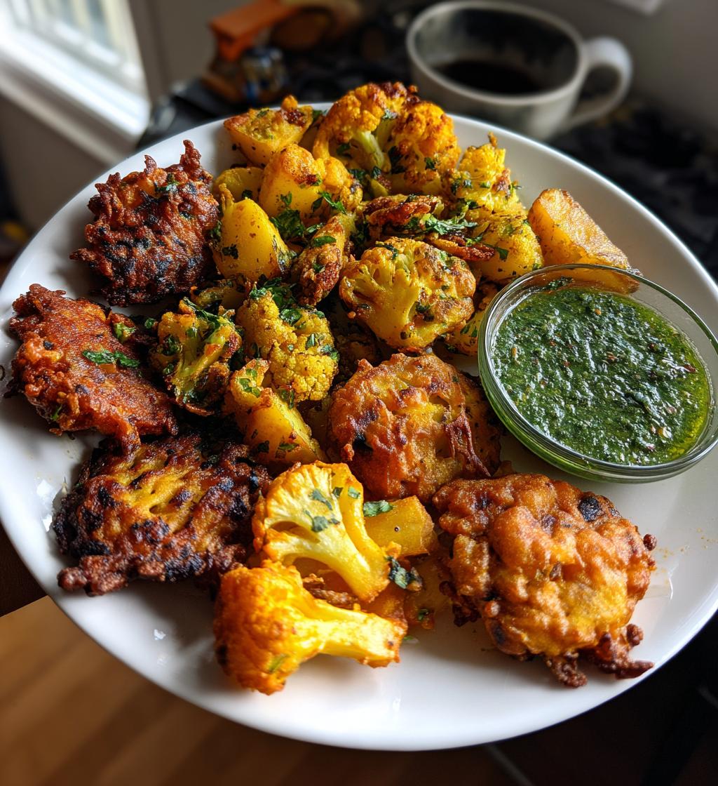 Veggie Pakora Platter - detail 1