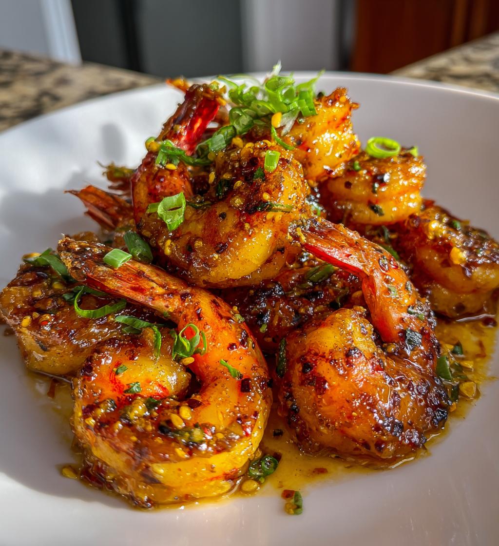Vietnamese Caramel Shrimp - detail 1