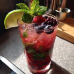 Vimto Mojito (Halal mint & berry mocktail)