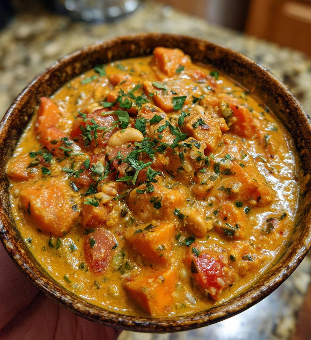 West African Peanut Soup (Mafe) - detail 1
