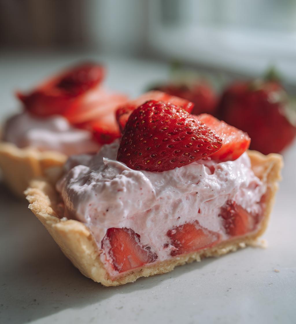 Whipped Strawberry Tart - detail 1