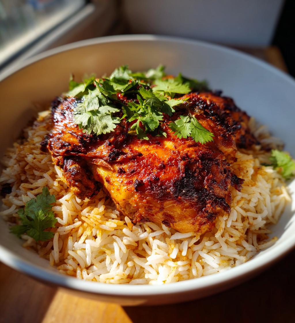 Yemeni Chicken Mandi - detail 1