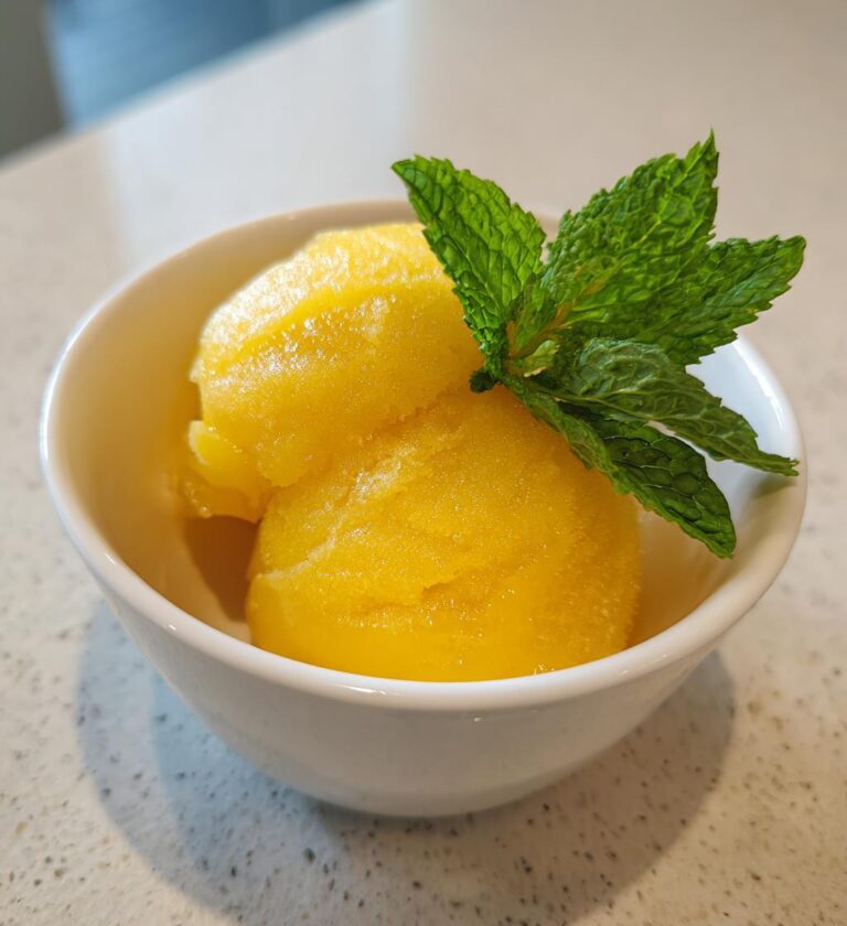 Yuzu Sorbet