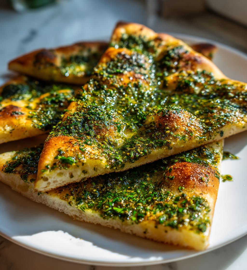 Za'atar Manakish (Levantine Flatbread)