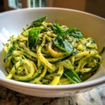 Zucchini Noodles with Avocado Pesto