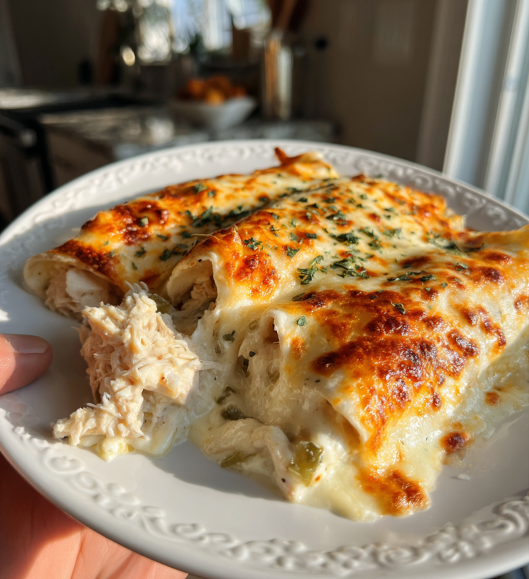 Creamy White Chicken Enchiladas: 30-Minute Divine Meal