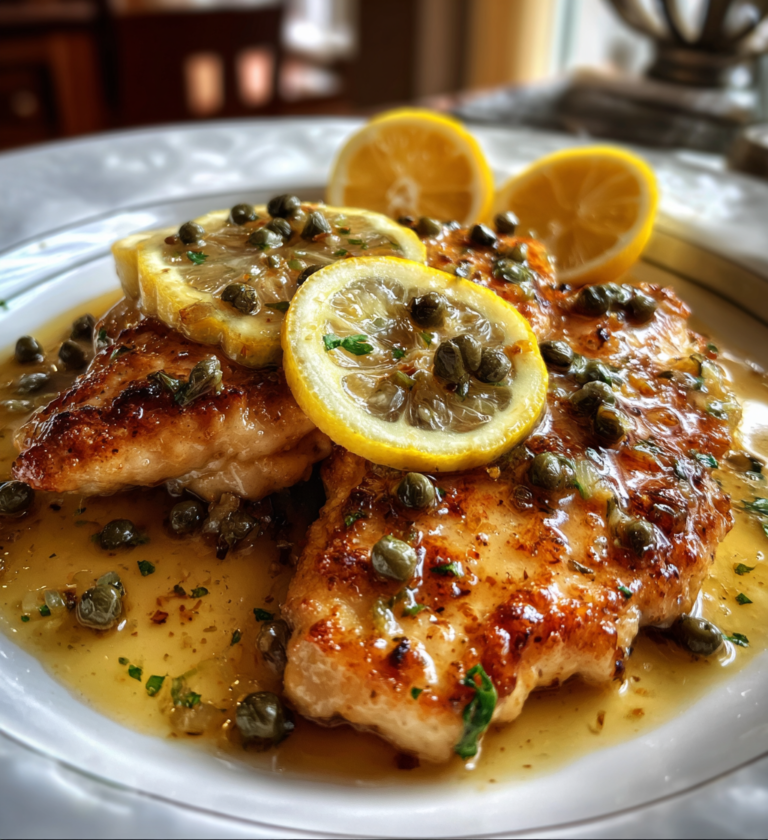 Chicken Piccata with Lemon Sauce: 20 Minute Divine Meal