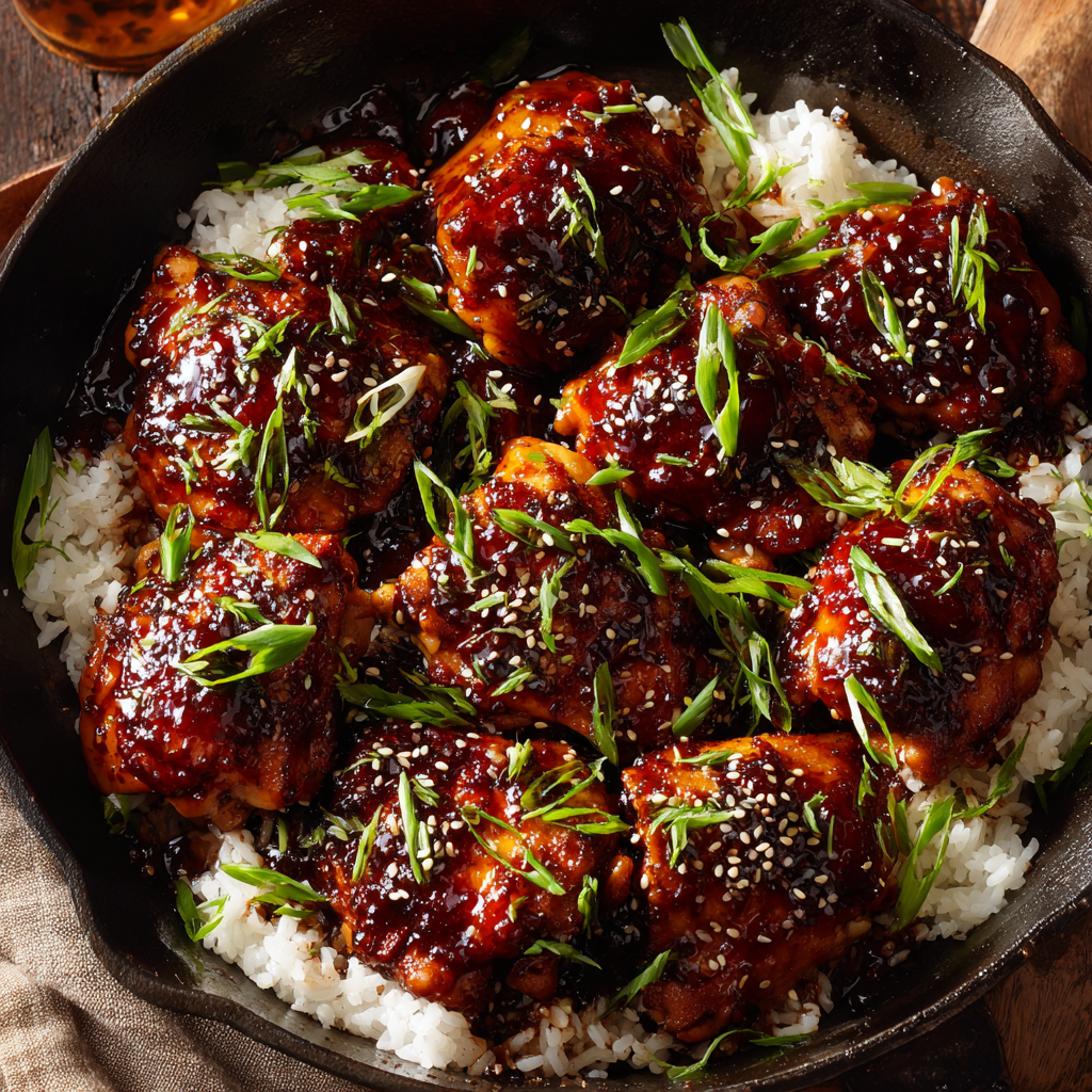 lozik333 Juicy teriyaki chicken in a skillet bite sized chicken 6023364b 8f11 49ad b92d 100b4ae0995f