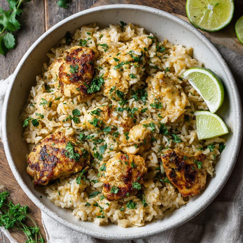 lozik333 One pot coconut chicken and rice served in a shallow b 12087c11 f883 4dfc bca5 220280e5eb83