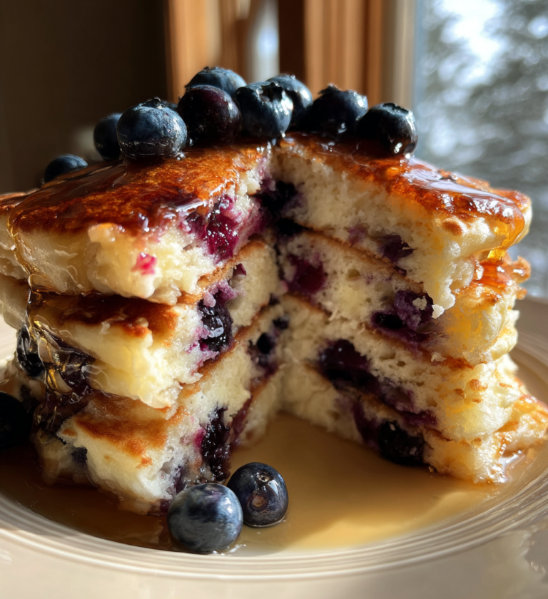 Greek yogurt blueberry pancakes: 15-minute fluffy bliss