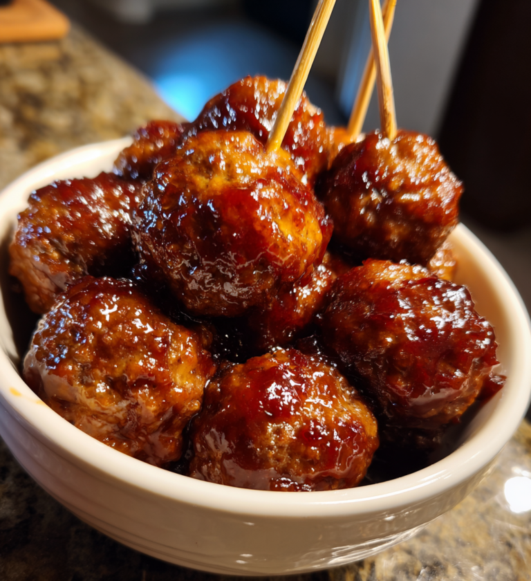 Grape Jelly Crockpot Meatballs: 3 Ingredient Perfection